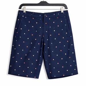 Walter Hagen Performance 11 PureFlex Golf Shorts Navy Geo 30 Waist 9" Inseam NEW